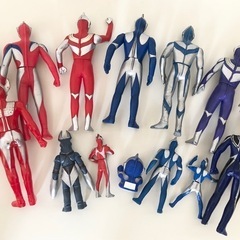 M【中古品】平成ウルトラマンシリーズ ソフビ フィギュア まとめ売り 14体 ホビー おもちゃの画像