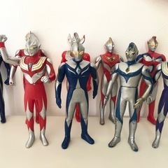 M【中古品】平成ウルトラマンシリーズ ソフビ フィギュア まとめ売り 14体 ホビー おもちゃの画像