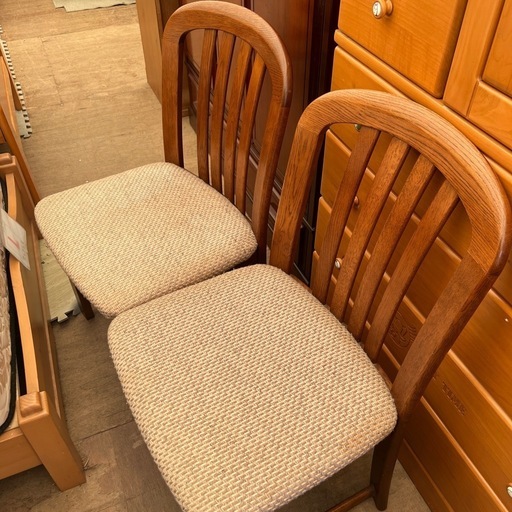 カリモク　テーブル椅子4脚セット　84704