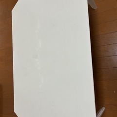 折りたたみテーブ/ホワイトの画像