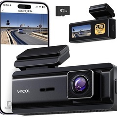 新品未開封Vycol ドライブレコーダー 小型 2.5K QHD...