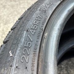 ナンカンタイヤ　225/45R17 4本の画像