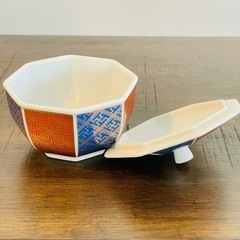 新品未使用 有田焼 錦松梅 清秀作 和食器 蓋付き 小鉢の画像
