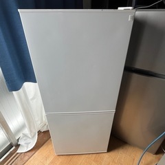 冷蔵庫ニトリ22年106L 2ドア右開き一人暮らし用　仙台市内無料配達の画像