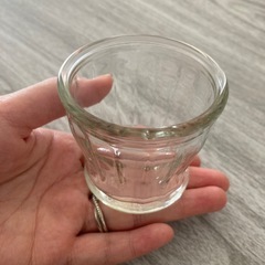 ブラックグラス　ガラス容器×4 セットの画像