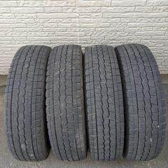 145R12 6PR　ホンダ軽アクティビティバン貨物用スタッドレスタイヤ4本セット　の画像