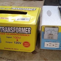 トランスフォーマー　変圧器　3KVA STEP UP