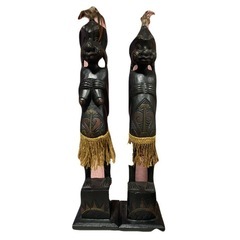 アボリジニ木彫人形の画像
