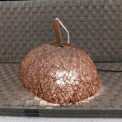 【恵庭】ニトリ　天井照明　ひも付き　吊り下げ　ライト　中古品　P...