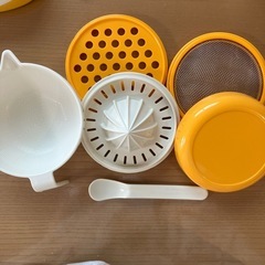 【取引決定】離乳食調理器具セット　リッチェルわけわけフリージング　ベビービョルンベビースタイの画像