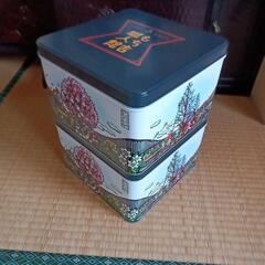 もち吉の缶の画像