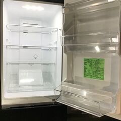 REFAGE　ノンフロン冷凍冷蔵庫　YRZ-F15LK　2024年製　高年式　通電確認済み　冷凍室45L　冷蔵室111L【中古】の画像