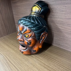 お面 執金剛面 置物 インテリア のご紹介です！の画像