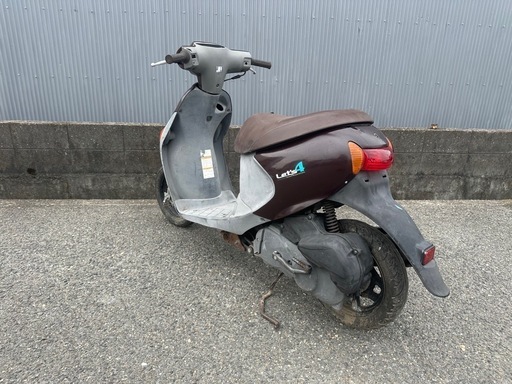 SUZUKI レッツ4 書類あり　レストアベースに！配送可能ですのでご相談ください　原付 インジェクション
