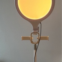 LEDリングライト 自撮りの画像
