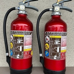 粉末消火器3kg 2本セット2019年製の画像