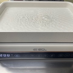 【値下げ交渉OK】 ECL ホットプレート 2枚プレート付（焼肉・深鍋（グラス蓋））の画像