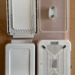 【値下げ交渉OK】 ECL ホットプレート 2枚プレート付（焼肉・深鍋（グラス蓋））の画像