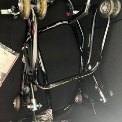 バイク スタンド前後の画像