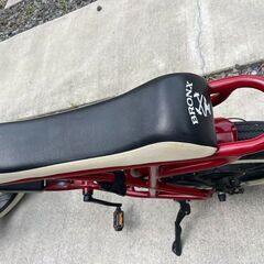 BRONX Buggy20 電動アシスト自転車 ファットバイク 20インチ 赤 バッテリー・充電器・鍵付きの画像