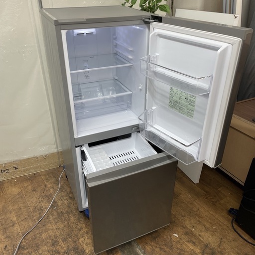 R662 ☀️ AQUA 2ドア冷蔵庫（126L / 右開き）21年製 AQR-13K ⭐ 動作確認済 ⭐ クリーニング済
