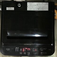 【取引成立】RORO　全自動電気洗濯機　YWM-T55LK　2024年製　高年式　5.5kg　通電確認済み【中古】の画像