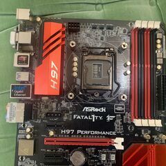 【パソコン関連】 中古 【BIOS起動OK】 マザーボード ASRock H97 Pro4 LGA1150/DDR3/ATX/パソコン パーツ PC 基盤 #U57-304の画像