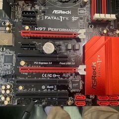 【パソコン関連】 中古 【BIOS起動OK】 マザーボード ASRock H97 Pro4 LGA1150/DDR3/ATX/パソコン パーツ PC 基盤 #U57-304の画像