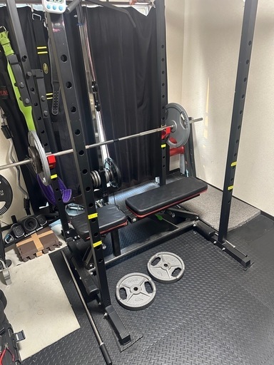 引き取り限定】ベンチプレスセット