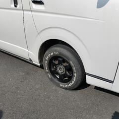 キャラバン　ハイエース等に、195/80R15タイヤホイールセット