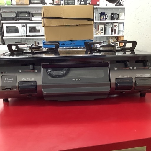 Rinnai   リンナイ　ガステーブル　ガスコンロ　KGM64BK2L   2019年製  都市ガス