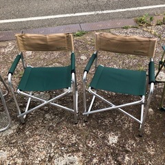 アウトドア　チェア　折りたたみ　1人がけ　2人がけ　まとめての画像