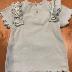 グリーン、半袖、ベビー、子供服の画像