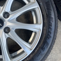 夏タイヤホイールセット　ヨコハマブルーアース　185/60R15 の画像