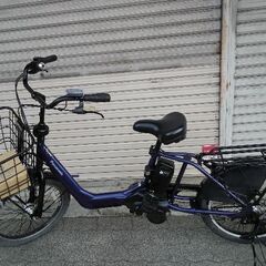 [Panasonic]GYUTTO・ANNYS(ギュット・アニーズ)20吋 電動アシスト自転車 12Ahバッテリー+充電器+キー2本(ディープブルーメタリック)の画像