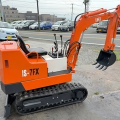 IHI ミニユンボ　IS-7FX 油圧ショベル　ゴムキャタ　0.7tクラス　全国陸送可能 下取りOK　の画像