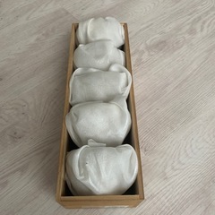33【未使用】煎茶揃え　湯呑み5つの画像