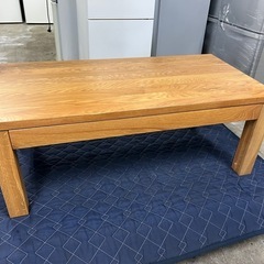 無印良品無垢材ローテーブル【引き出し付き】オーク材