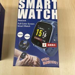 スマートウォッチ ネイビー 手首の温度計付き　まとめ買い歓迎　卸ます　アマゾン引き上げ商品　倒産品　ネット商材　卸ます　転売　アマゾン引き上げ商品　卸し　問屋　倒産品　転売OK　ネット商材　アマゾン　商品　景品　コンペの画像