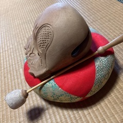 木魚とバチの画像