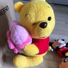ディズニー　プーさん　ミッキー　ミニー　ダッフィー　ジャックジャック　ぬいぐるみの画像