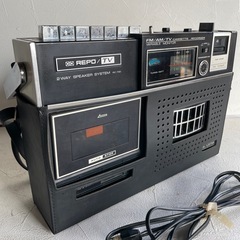 昭和レトロ　昔のラジカセの画像