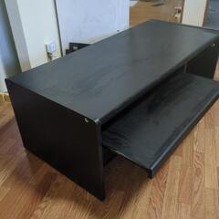 ブラック　テレビローボードの画像
