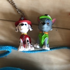 パウパトロール　キーホルダー　ポシェット　マスコット　マーシャル　チェイス　スカイ　ロッキーの画像