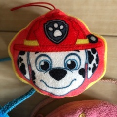 パウパトロール　キーホルダー　ポシェット　マスコット　マーシャル　チェイス　スカイ　ロッキーの画像