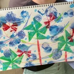 【アトリエべる小金井教室】🐟🐠泳いでいる金魚作りに挑戦‼️🌊🏞️の画像