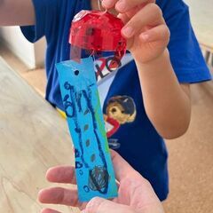 【アトリエべる小金井教室】🐟🐠泳いでいる金魚作りに挑戦‼️🌊🏞️の画像