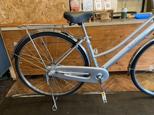 前後チューブ新品！】LEDオートライト内装3段27インチ自転車