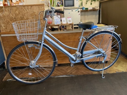前後チューブ新品！】LEDオートライト内装3段27インチ自転車