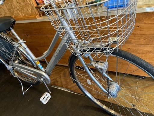 前後チューブ新品！】LEDオートライト内装3段27インチ自転車